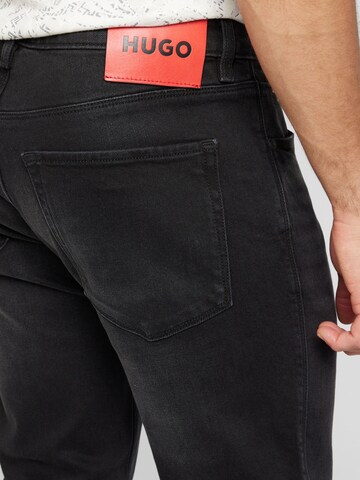Slimfit Jeans '734' di HUGO in nero