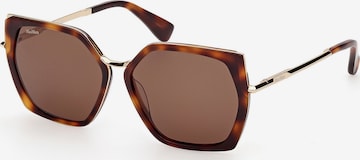 Occhiali da sole 'Miller' di Max Mara in marrone: frontale