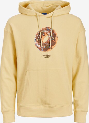 JACK & JONES Sweatshirt 'Dimensional' i gul: forside