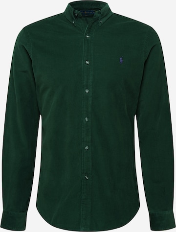 Polo Ralph Lauren Button Up Shirt in Green: front