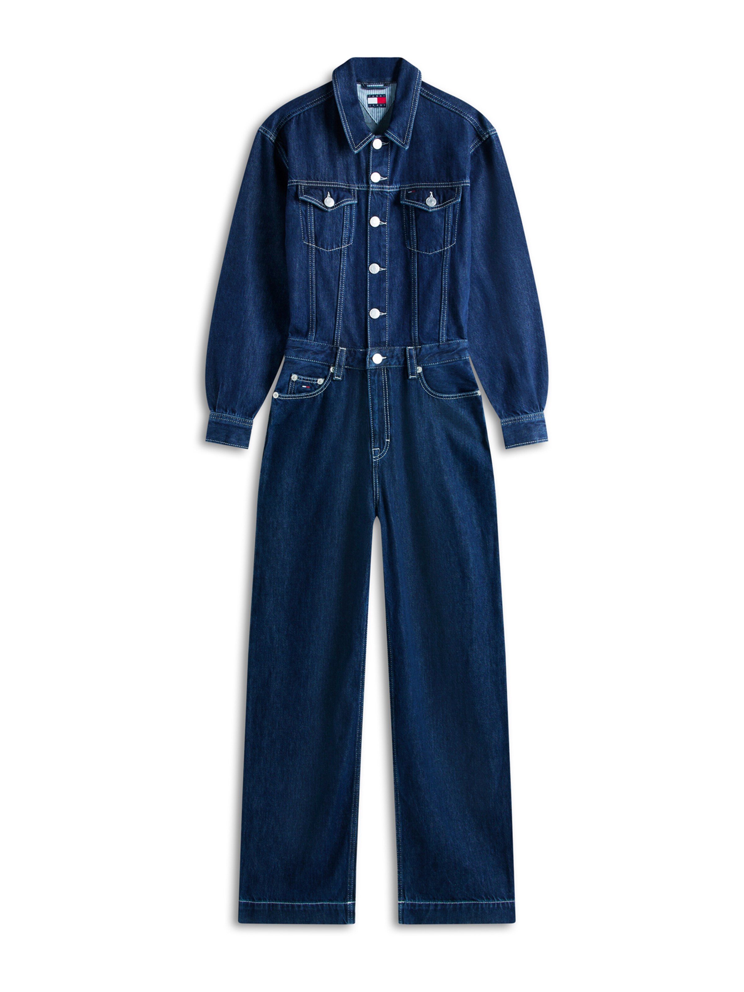 Tommy Jeans Jumpsuit in blue denim, Produktansicht