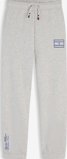 TOMMY HILFIGER Hlače 'Outline Flag Wide Cuffed Leg' veličine 74 u plava / siva melange, Pregled proizvoda