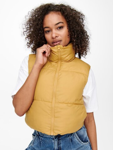 Gilet 'Ricky' ONLY en jaune : devant