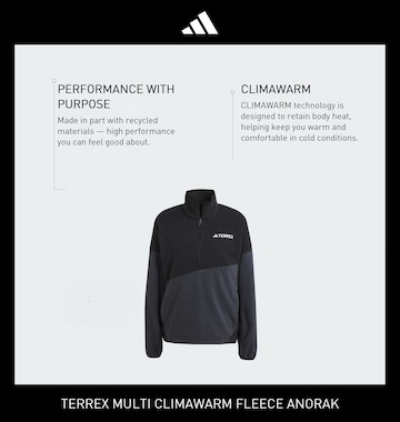ADIDAS TERREX - Jersey deportivo 'Multi Climawarm Fleece' en negro