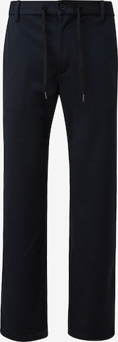 Pantalon chino QS en bleu : devant