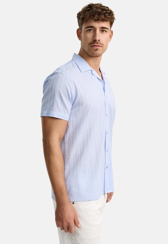 INDICODE JEANS Regular fit Button Up Shirt 'Way' in Blue