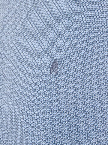 Fit confort Chemise Ragman en bleu