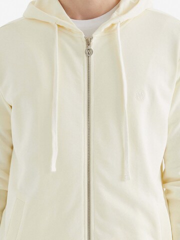 WESTMARK LONDON Zip-Up Hoodie in Beige