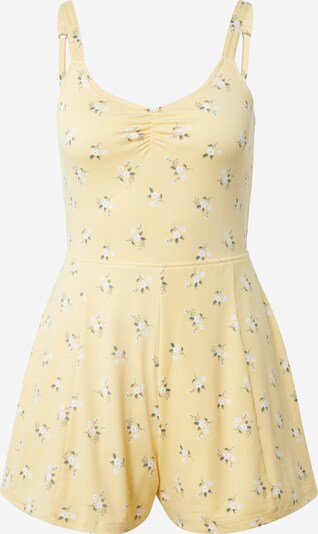 HOLLISTER Jumpsuit in gelb / grün / weiß, Produktansicht