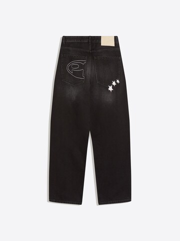 Bershka Baggy Дънки в черно