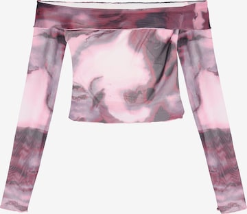 MYMO - Blusa en rosa: frente