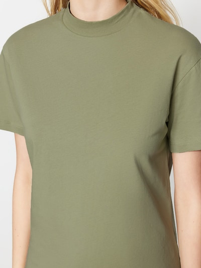 Trendyol T-Shirt in grau / oliv, Produktansicht
