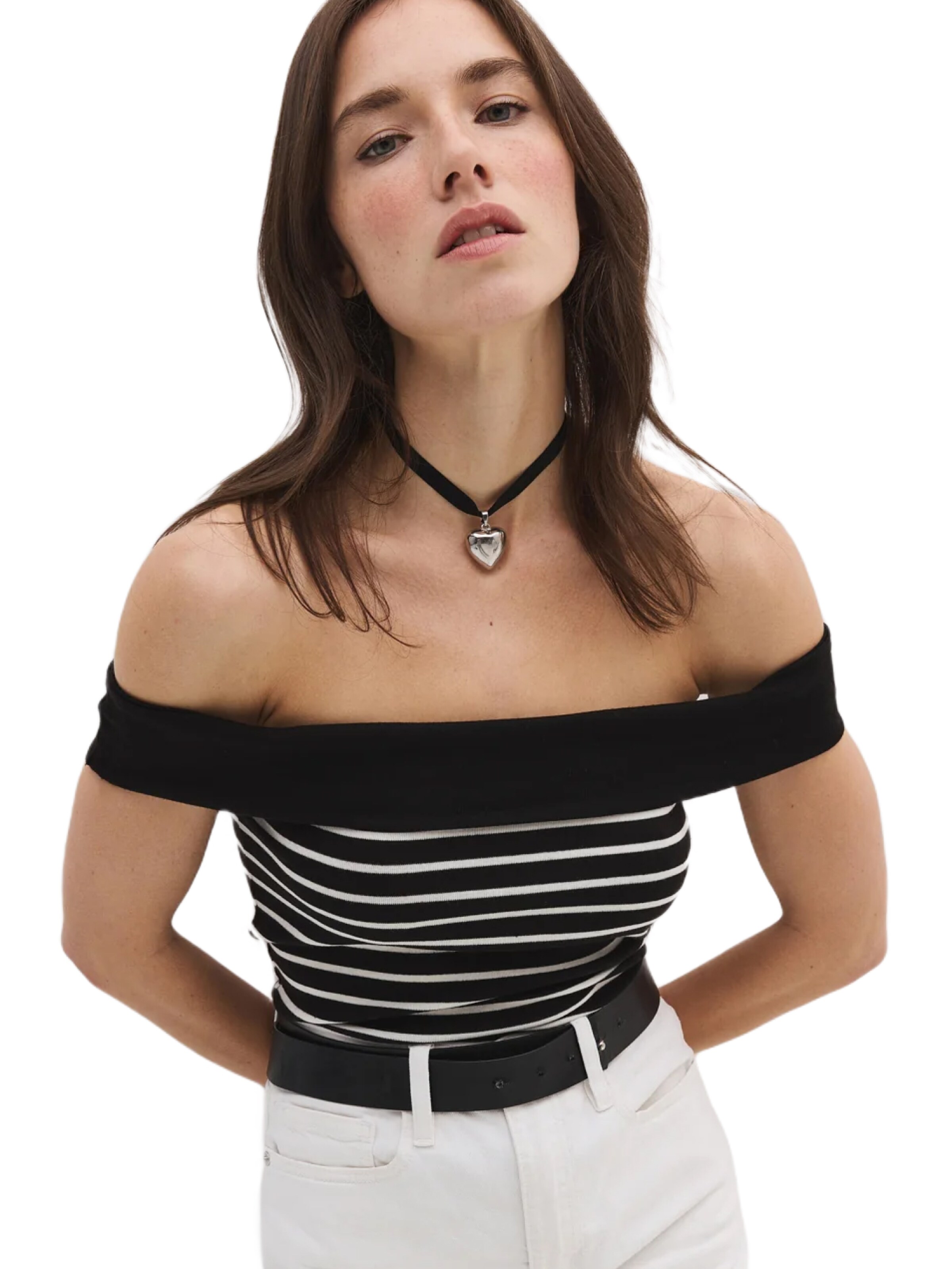 No Matter What Top in Black: front