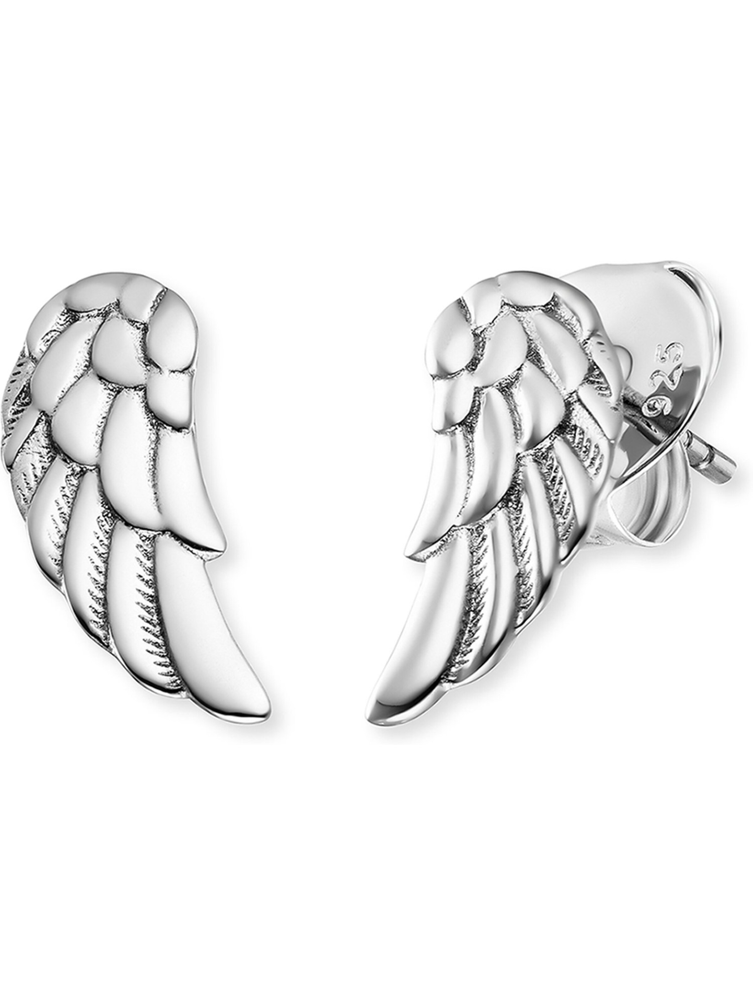 Engelsrufer Earrings in Silver: front