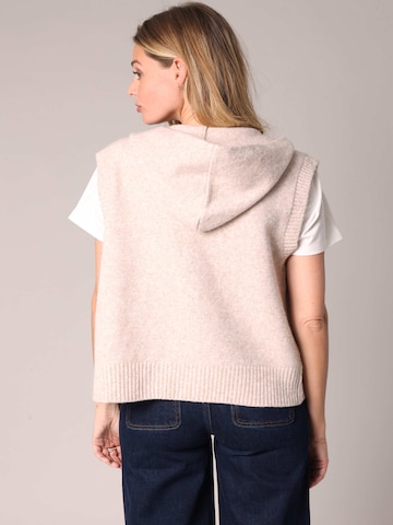 Deeluxe Gebreid vest 'Selinda' in Beige