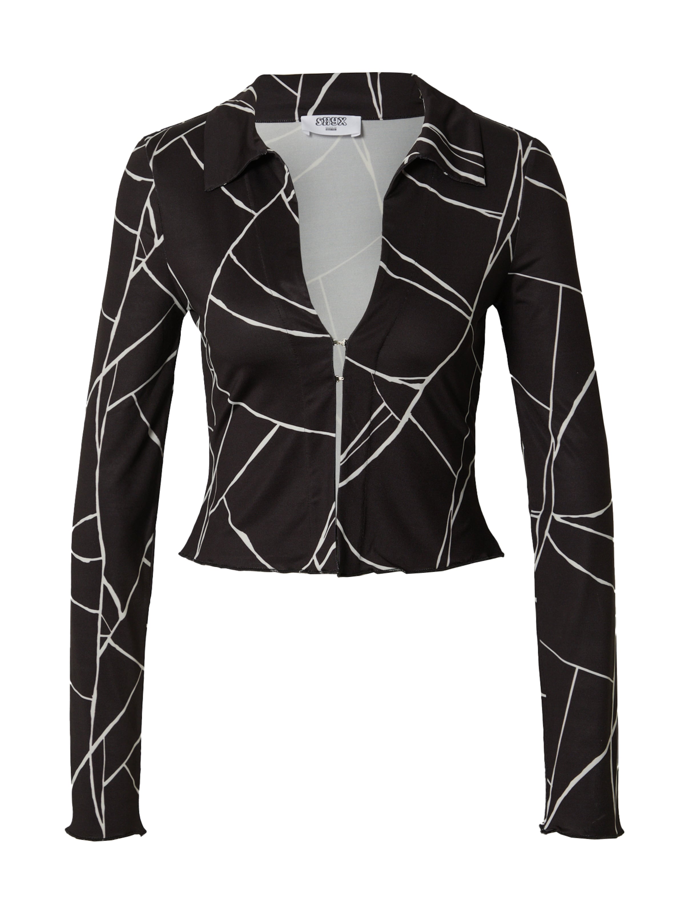 SHYX Bluse 'Galina' in Schwarz: Vorderseite