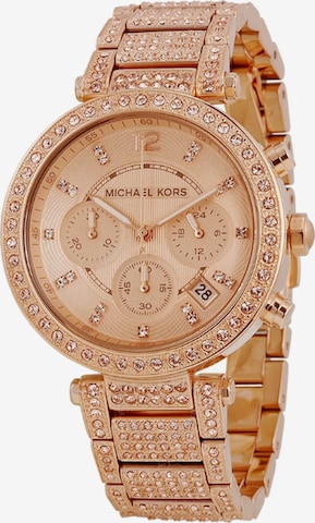 Michael Kors Zegarek analogowy w kolorze złoty: przód
