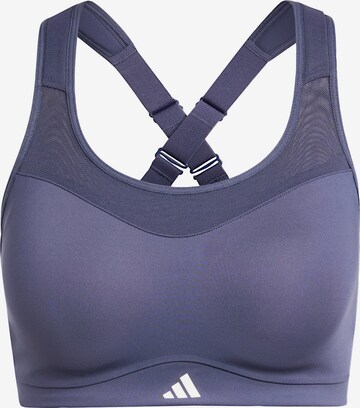 ADIDAS PERFORMANCE Bustier BH 'TLRD' in Blau: predná strana