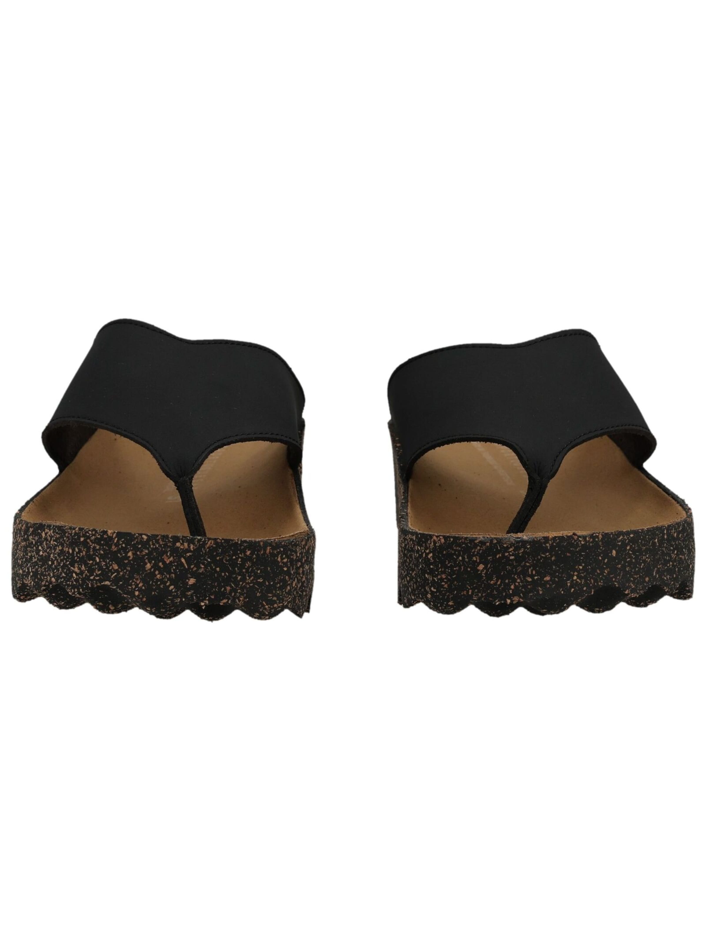 Asportuguesas Zehentrenner in Schwarz