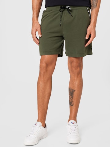 HOLLISTER Loose fit Pants in Green: front