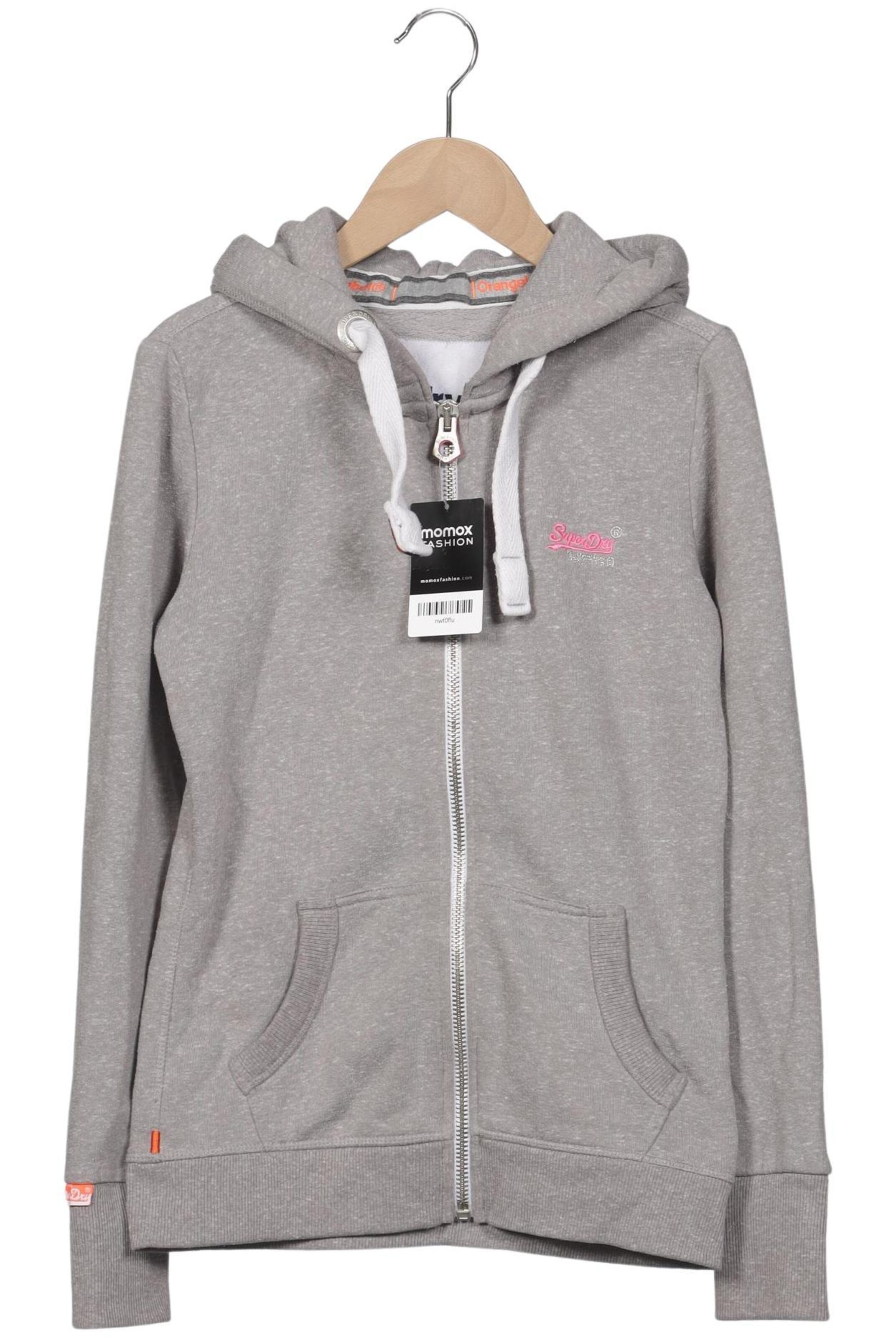 Superdry Kapuzenpullover XXS in Grau: Vorderseite