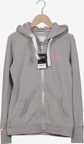 Superdry Kapuzenpullover XXS in Grau: Vorderseite