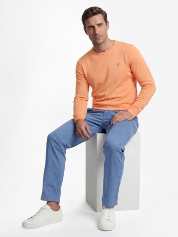 Regular Pantalon chino Nils Sundström en bleu