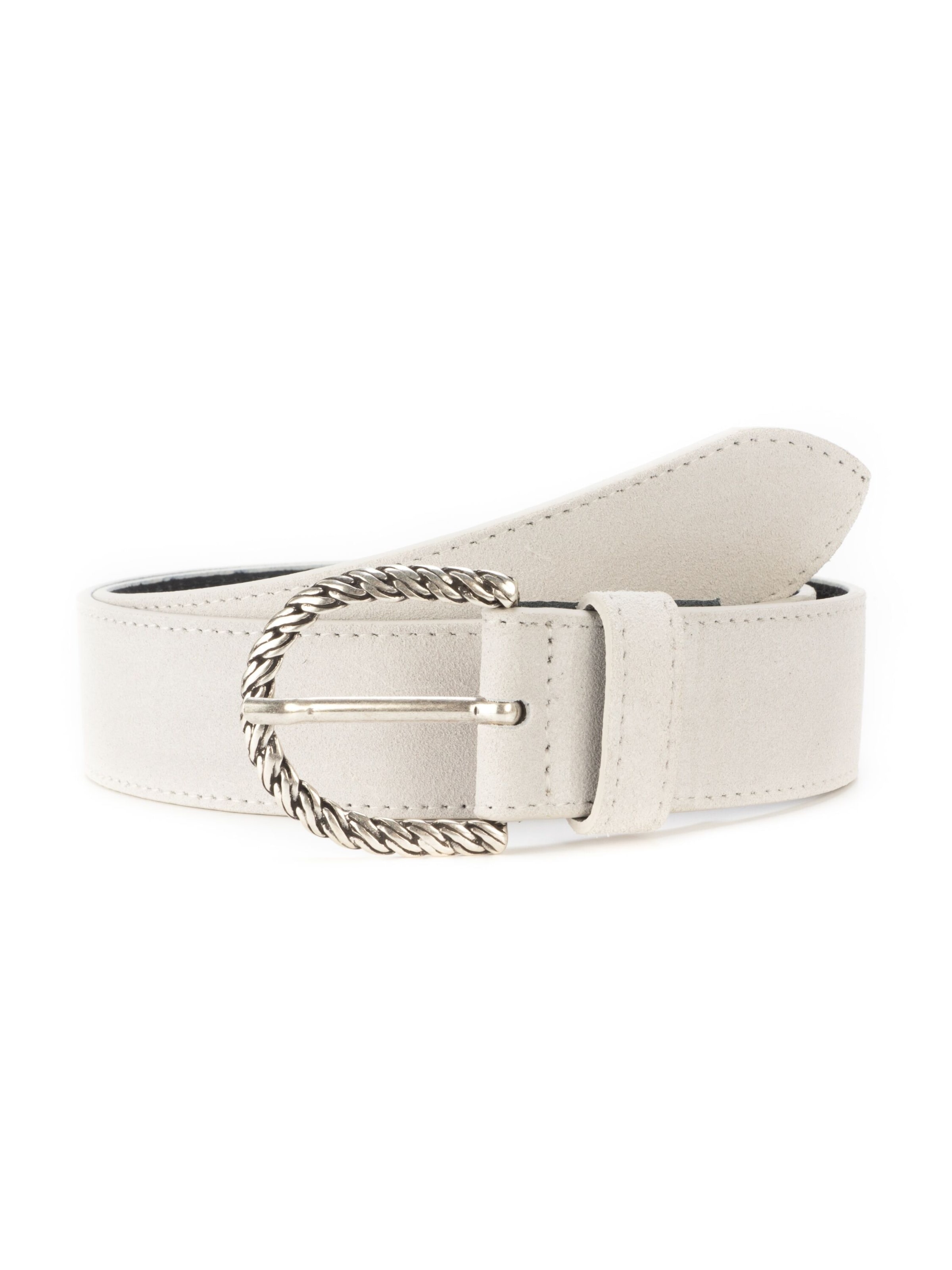 BA98 Belt in White: front