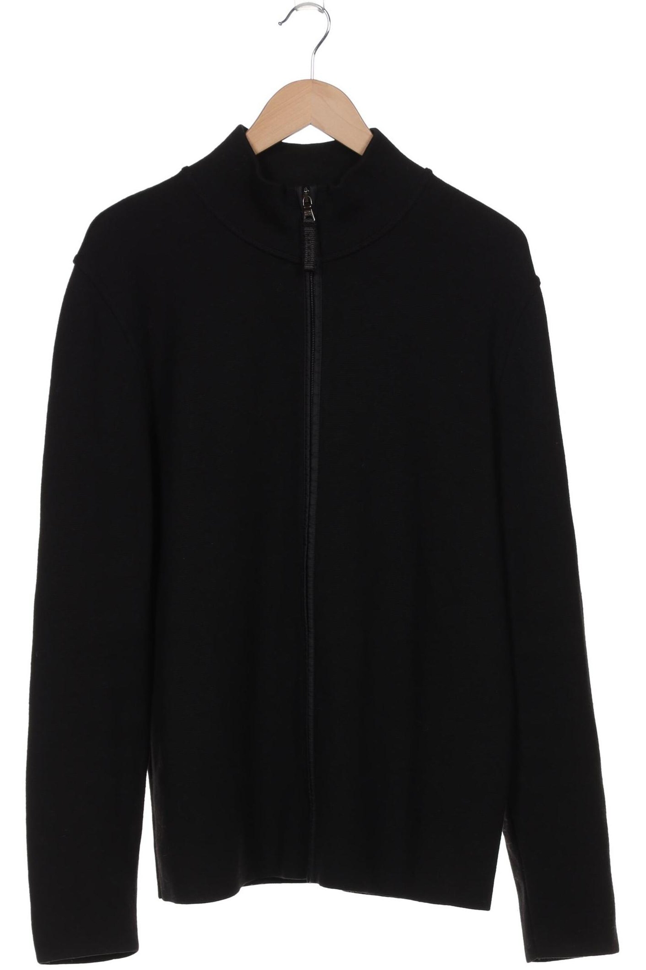PRADA Strickjacke XL in Schwarz: Vorderseite