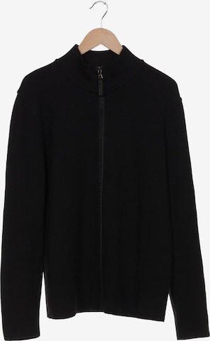 PRADA Strickjacke XL in Schwarz: Vorderseite