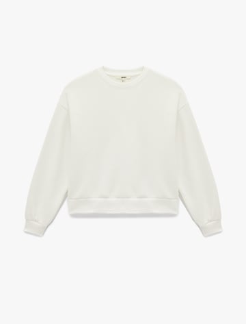 Koton Sweatshirt in Weiß: Vorderseite