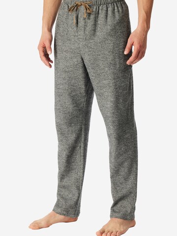 Pantalon de pyjama SCHIESSER en gris : devant