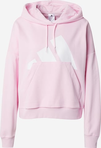 ADIDAS SPORTSWEAR Спортивный свитшот 'Essentials' в Ярко-розовый: спереди