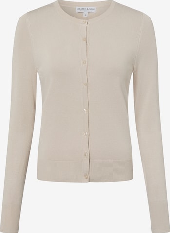 Cardigan Marie Lund en beige : devant