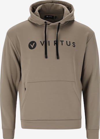 Virtus Sportsweatshirt in Bruin: voorkant