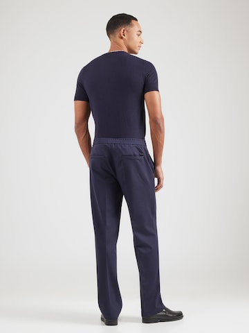 GUESS Regular Pleated Pants 'ALTON' in Blue