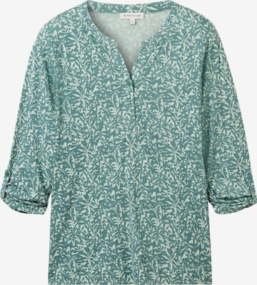 Tom Tailor Women + Bluse i grøn: forside