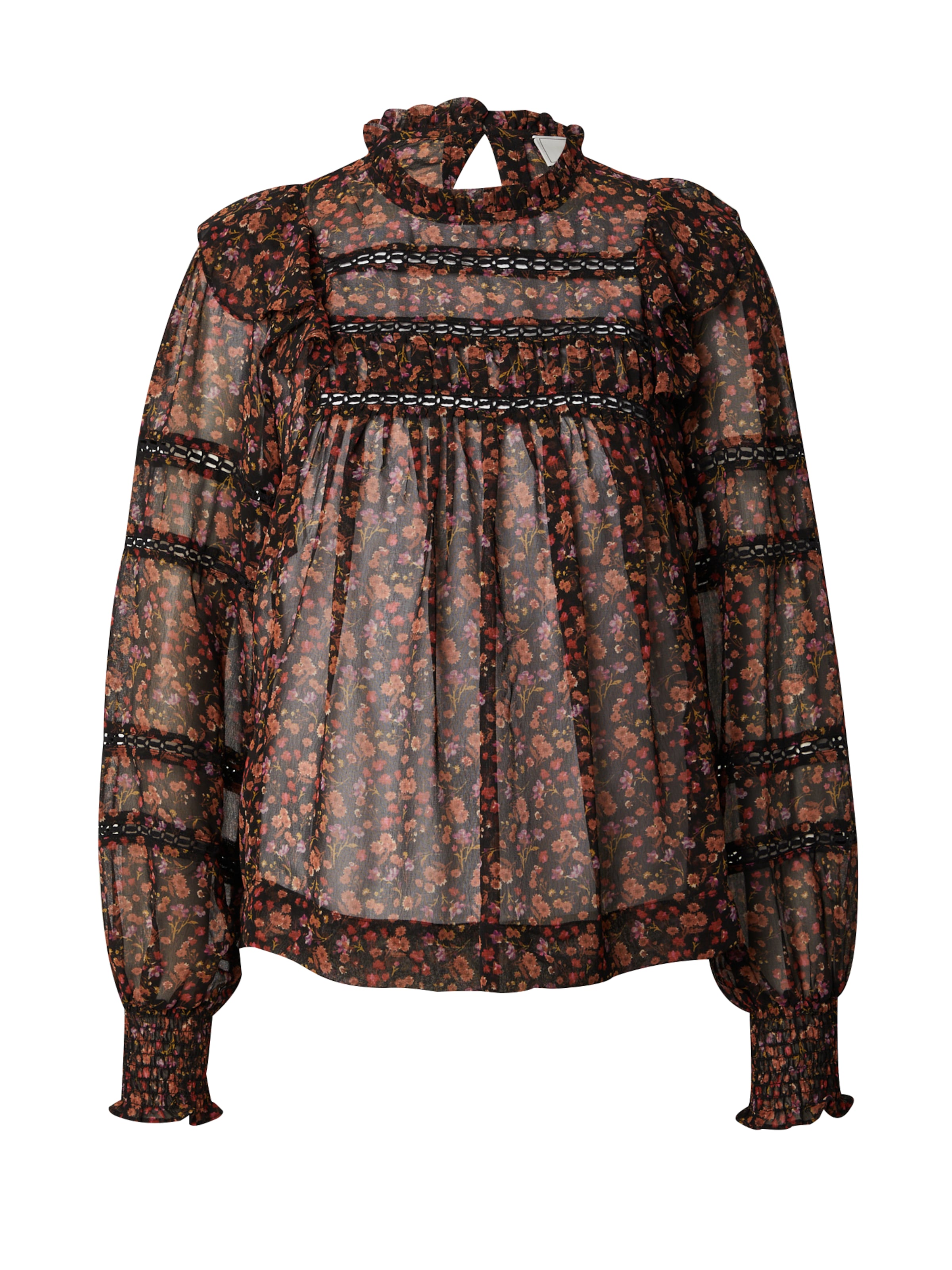 Neo Noir Bluza 'Harmon' | črna barva: sprednja stran