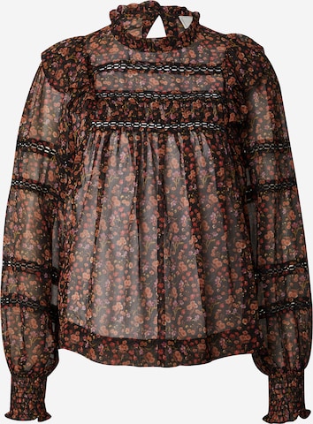 Neo Noir Pusero 'Harmon' värissä musta: etupuoli