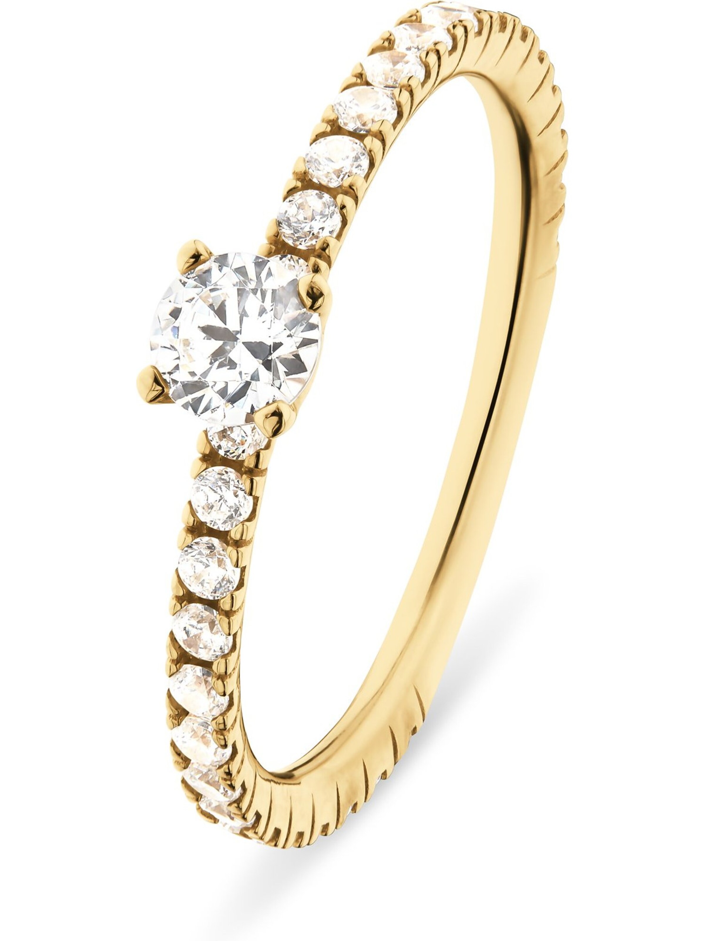 CHRIST Ring in Gold: Vorderseite