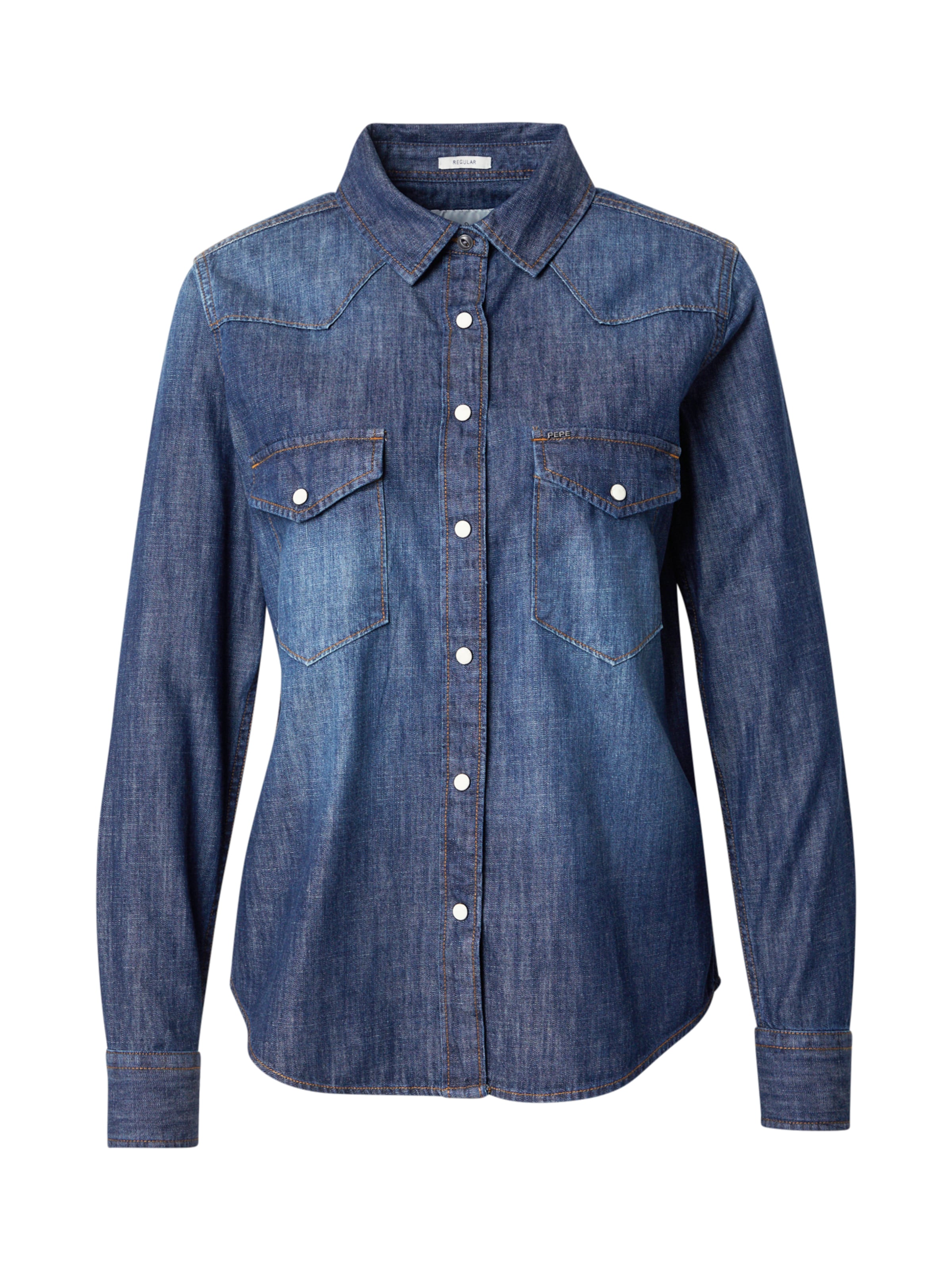 Pepe Jeans - Blusa en azul: frente