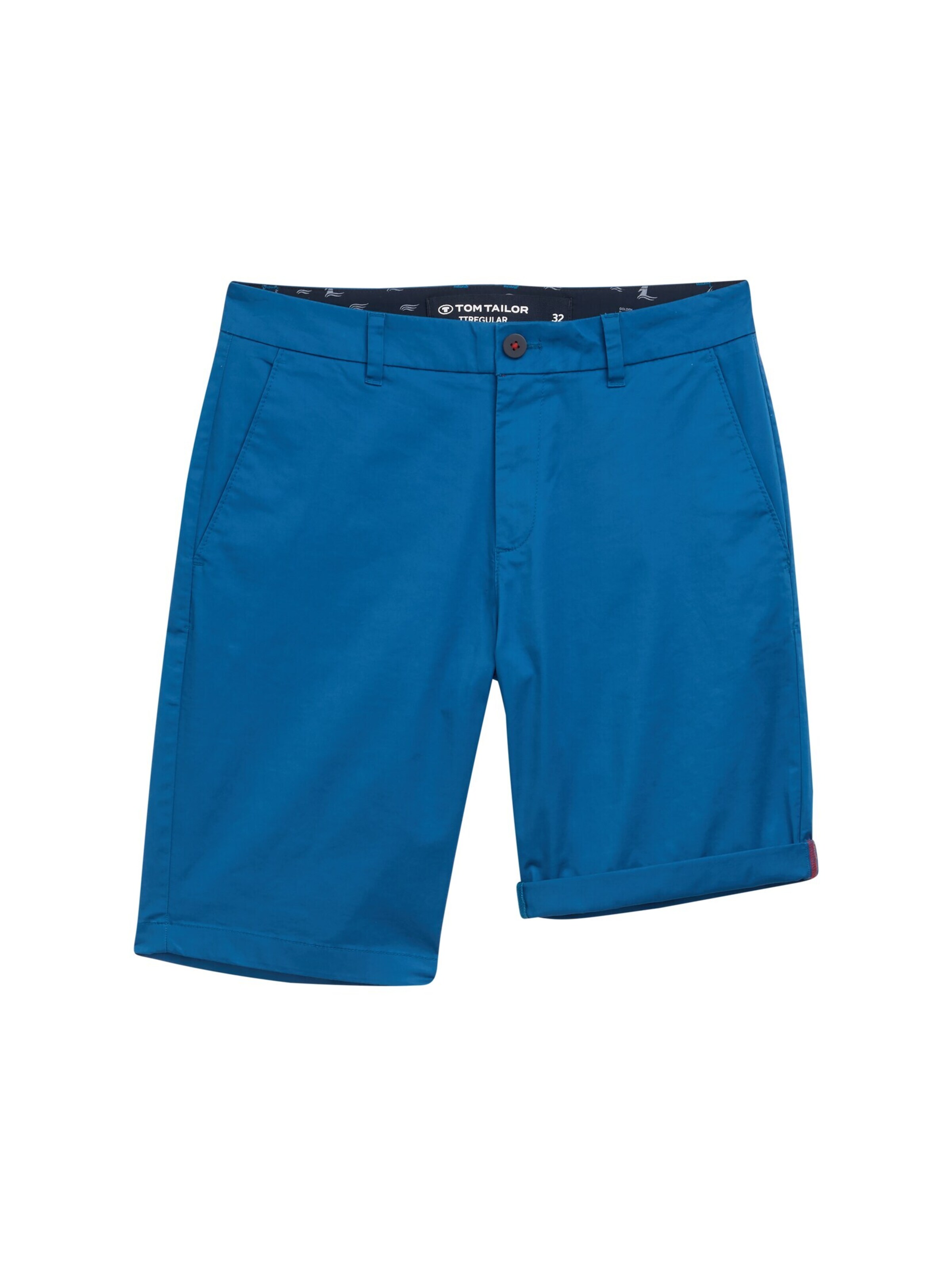 TOM TAILOR Regular Shorts in Blau: Vorderseite