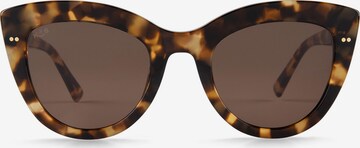 Kapten & Son Okulary przeciwsłoneczne 'Sofia Amber Tortoise Brown' w kolorze brązowy