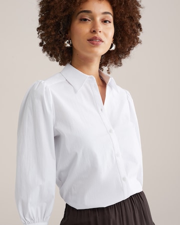 WE Fashion Bluzka w kolorze biały