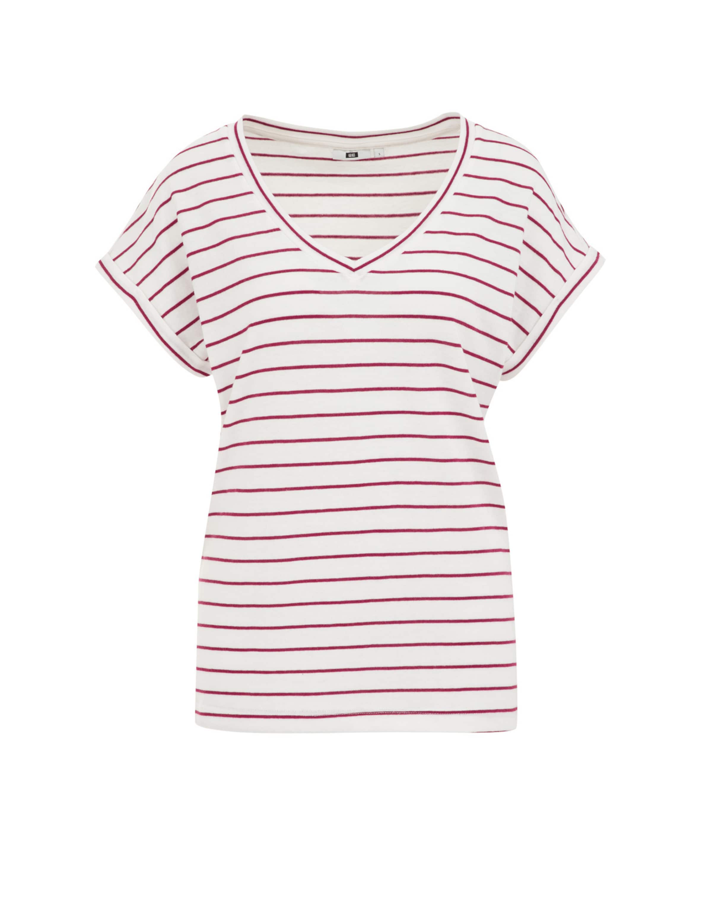 WE Fashion Тениска в бяло: отпред