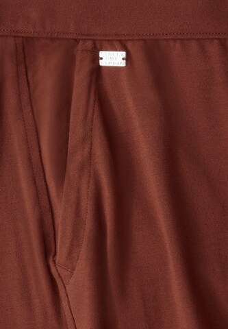 Street One Studio Wide Leg Hose in Braun