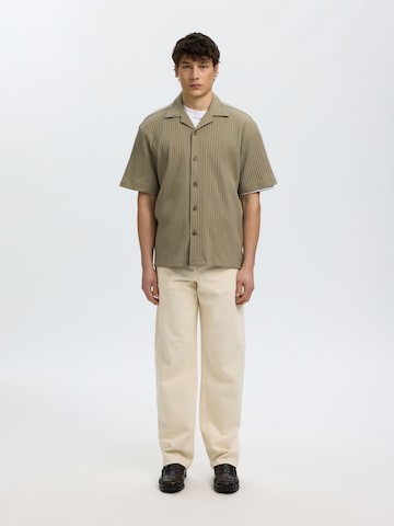 SELECTED Comfort Fit Skjorte i grøn