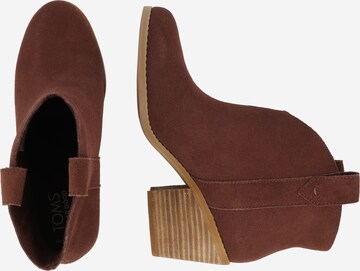 TOMS - Botas pelo tornozelo 'CONSTANCE' em castanho