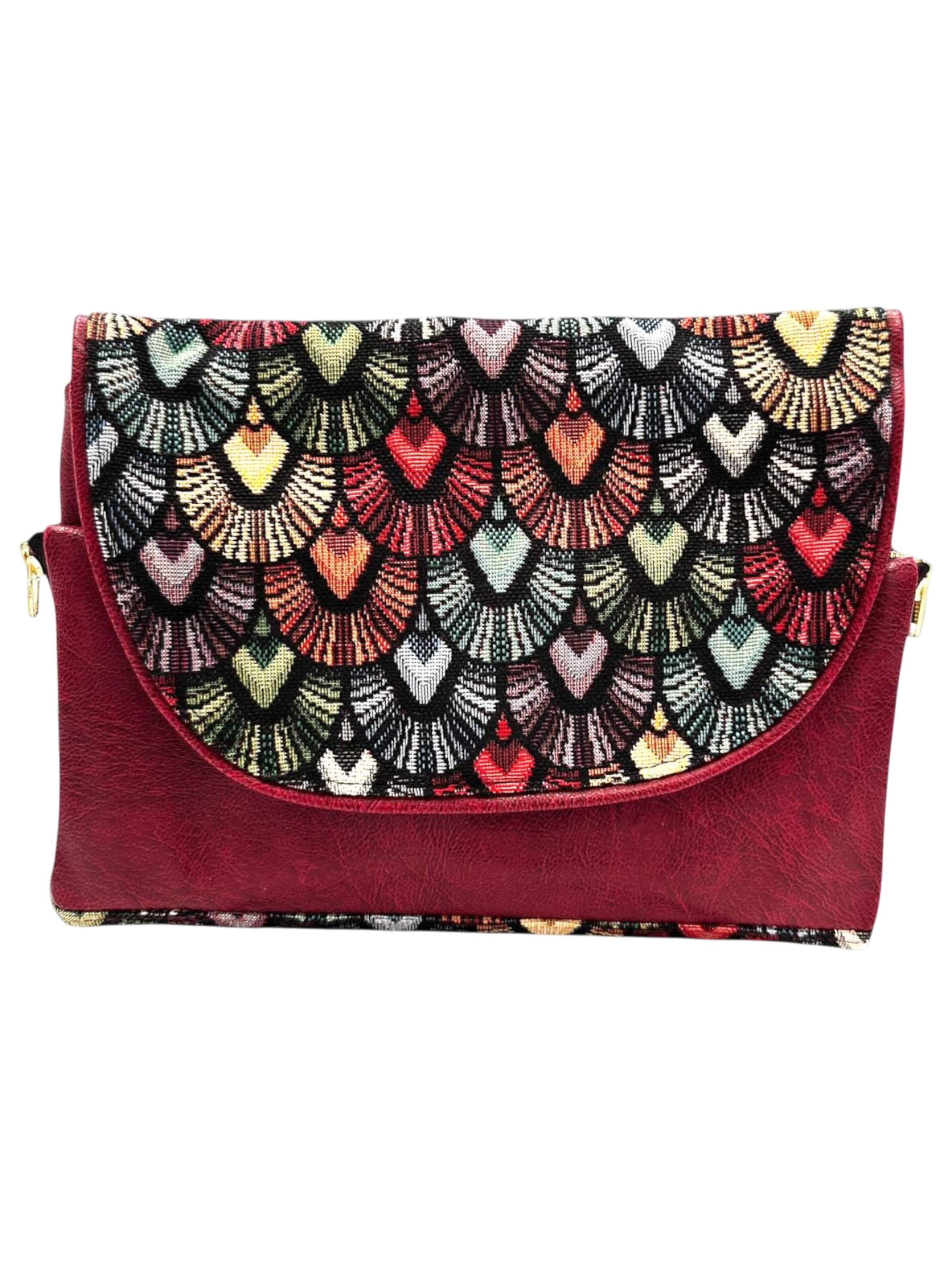 La Moda Me Crossbody bag 'Jane' in Red: front