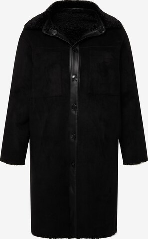 Ulla Popken Between-Season Jacket in Black: front